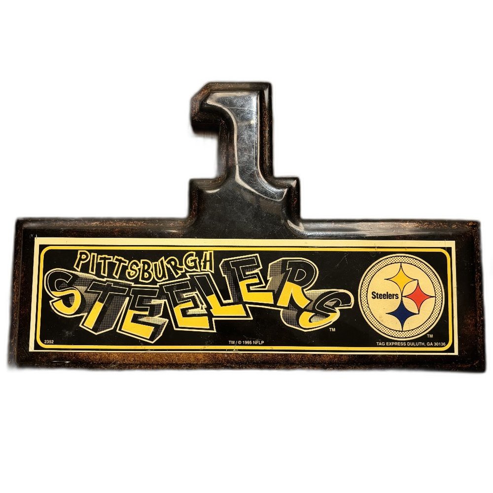 Pittsburgh Steelers Tag Express 1995 Wall Hanger‎